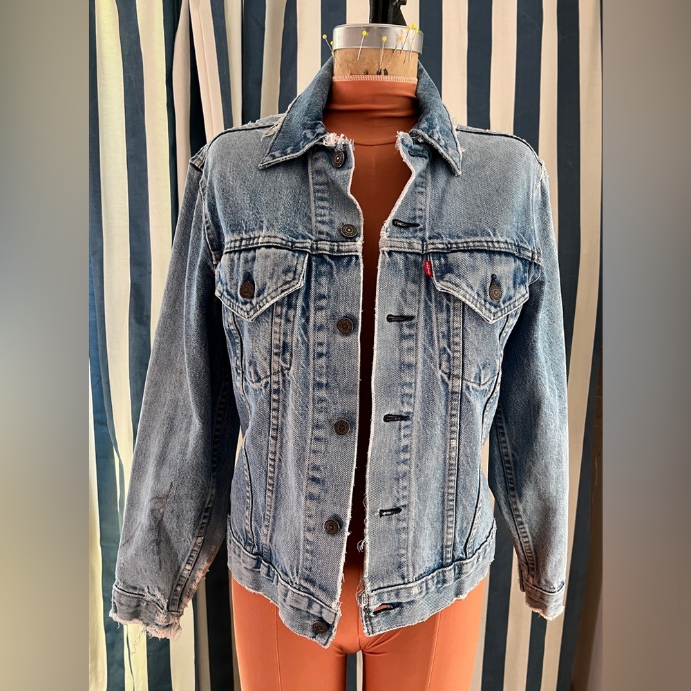 Perfectly tattered vintage Levi’s Jean jacket